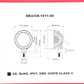 CRAWER LED 40 degrees John Deere Work Light - CR-1011-40