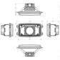 CRAWER LED Headlights SET for John Deere 5M and 5E Series - CR-3011S