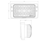 Crawer Recessed Rectangular Worklight 40W - CRW4402