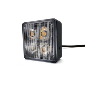 Amber LED Square Directional Lamp SQ4 - LED-SQ4-A
