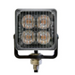 Amber LED Square Directional Lamp SQ4 - LED-SQ4-A