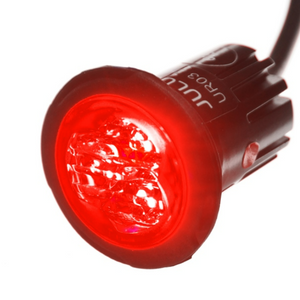 Red Pop-n-Lock 3 LED Directional Lamp- Covert Series F13 - LEDDF13-R