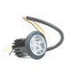 Red Pop-n-Lock 3 LED Directional Lamp- Covert Series F13 - LEDDF13-R