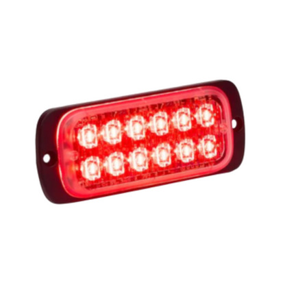 Red 12 LED Directional Lamp - Super Thin Series ST26 - LEDDST26-R