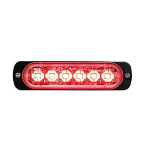Red LED Directional Lamp- Super Thin Series ST6 - LEDDST6-HM-R