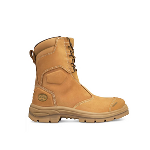 Oliver Footwear 200mm Hi-Leg Wheat Zip Sided Safety Boot