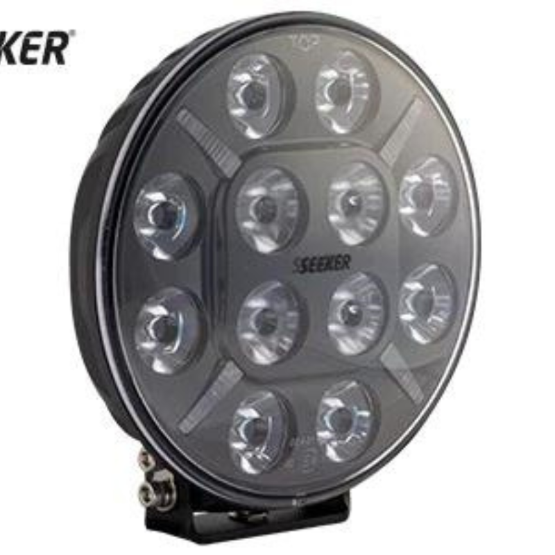 Seeker Round LED Spot Driving Lamp with DRL 7inch - S7LED