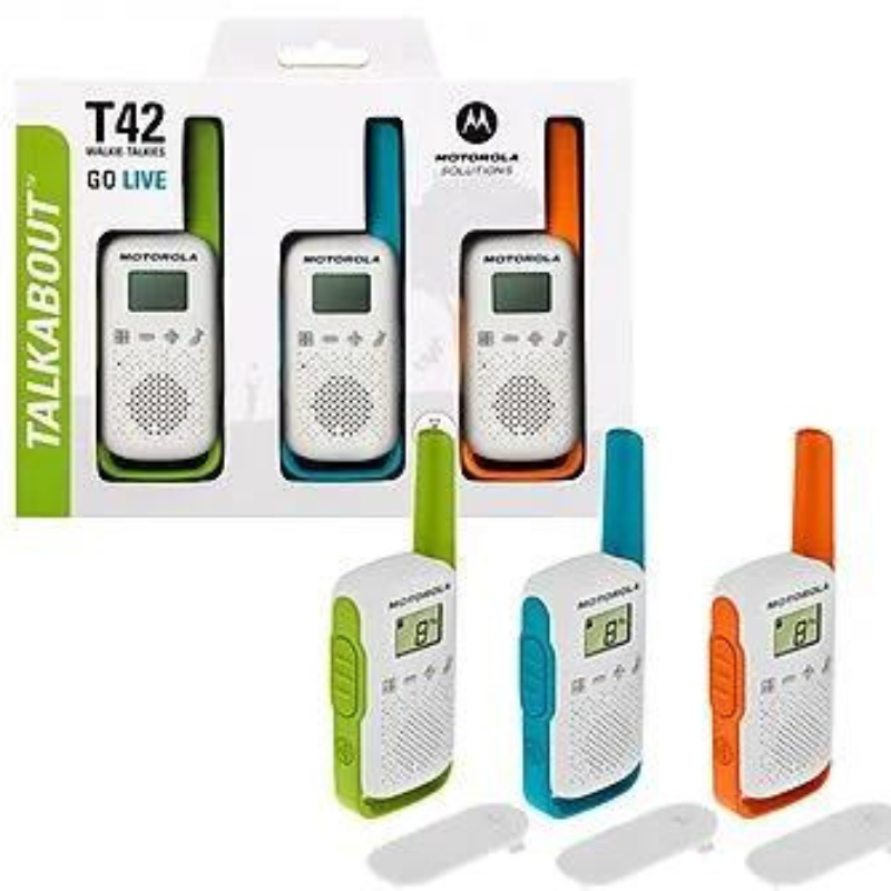 Motorola T42 Talkabout Triple Pack Walkie-Talkie PMR446