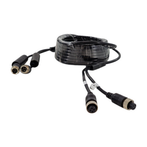 Twin Channel 4 Pin Cables for reversing and rear view cameras